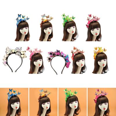 Butterfly Headpiece Butterfly Fascinator Hat 3d Butterfly Headband Butterfly HairBand Tea Party Hat Butterfly Hair Hoop