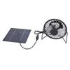 5W Solar Panel 5V High Performance Monocrystalline Solar Panel Charger with 4 Inches Fan for Outdoor Security Camera