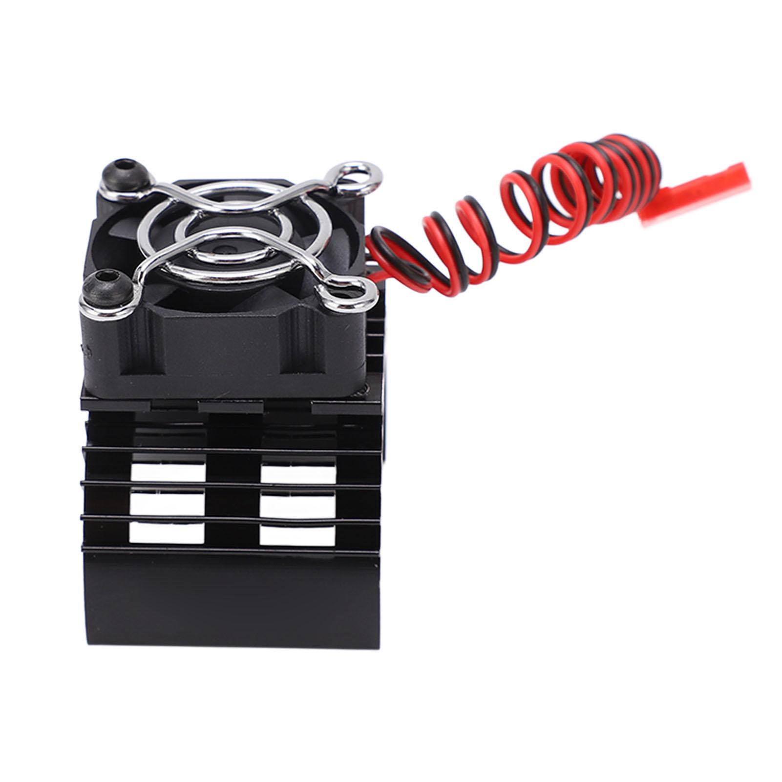 

Motor Heatsink with Cooling Fan Aluminum Alloy 36mm Fit 540 550 Brushed 3650 3660 Brushless