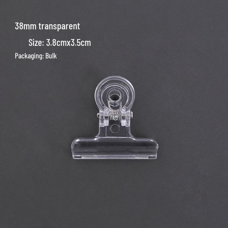 Large White Transparent Long Tail Multi-Functional Stationery Clips