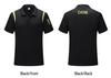 Unisex Chinese-Style Polo Shirt: Summer Team Uniform, Lapel Short Sleeve Sports Training Top