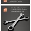 1pcs  Reversible Dual-purpose ratchet wrench Ratchet Socket Spanner Nut Repair Tools 6mm-19mm