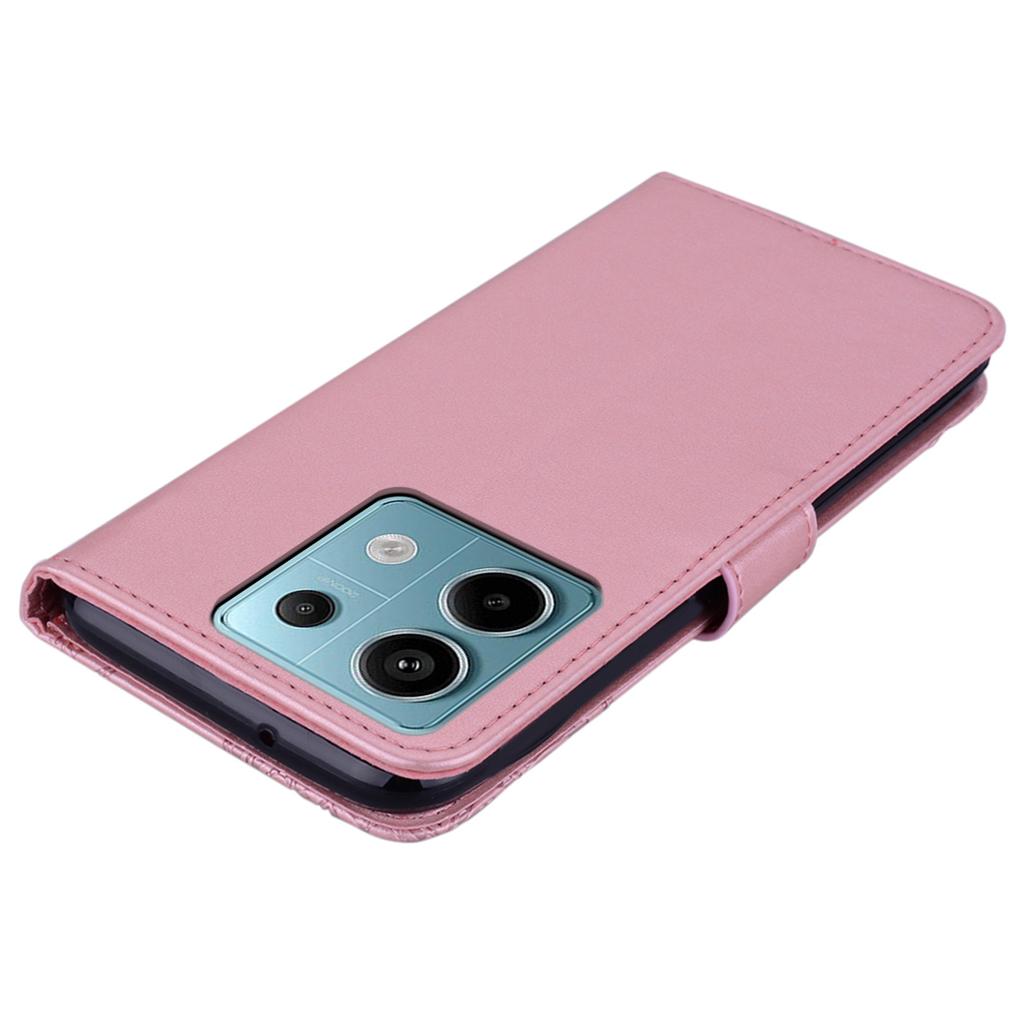 For Xiaomi Redmi Note 13 Pro 5G/Poco X6 5G Case Wallet Flip Phone Leather Cover Owl Flower Imprinted