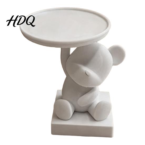 Polar Bear Tray 3D Printed Storage Tray Cute Animal Ring Holder