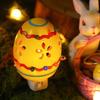 2025 New Easter Egg Decorative Nightlight, Easter Campfire Flickering Nightlight, Cute Easter Bunny Campfire Flickering Night Light, Plug into Wall