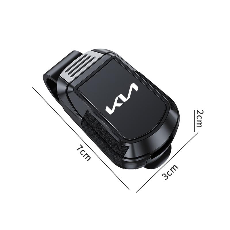 Clip Porta Occhiali da Sole per Parasole Auto Morsetto Portaoggetti per Occhiali per KIA EV9 RIO Sorento Ceed Stinger Forte Niro Soul K5 Cerato Stonic
