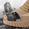 High Top Safety Shoes Men Steel Toe Work Shoes Men Anti-puncture Safety Shoes Woman Work Safety Boots Man Indestructible Shoe