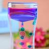 Transparent Hourglass with Two-tone Liquid Bubble Original Time