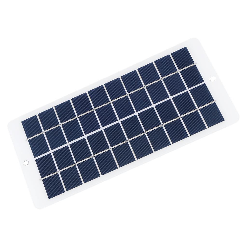 4,5W 5V USB-Ausgang Solarladeplatte Monokristallines Silizium Outdoor-Solarpanel-Ladegerät für Handy
