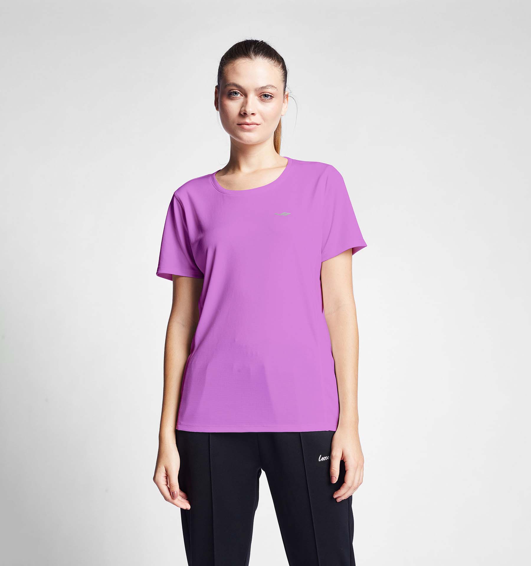 

Женская футболка с коротким рукавом 24S-2204-24B XS розовый