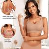 Womens Seamless Push-Up Bra Without Underwire Full Coverage Comfort Fit With Fixed Straps