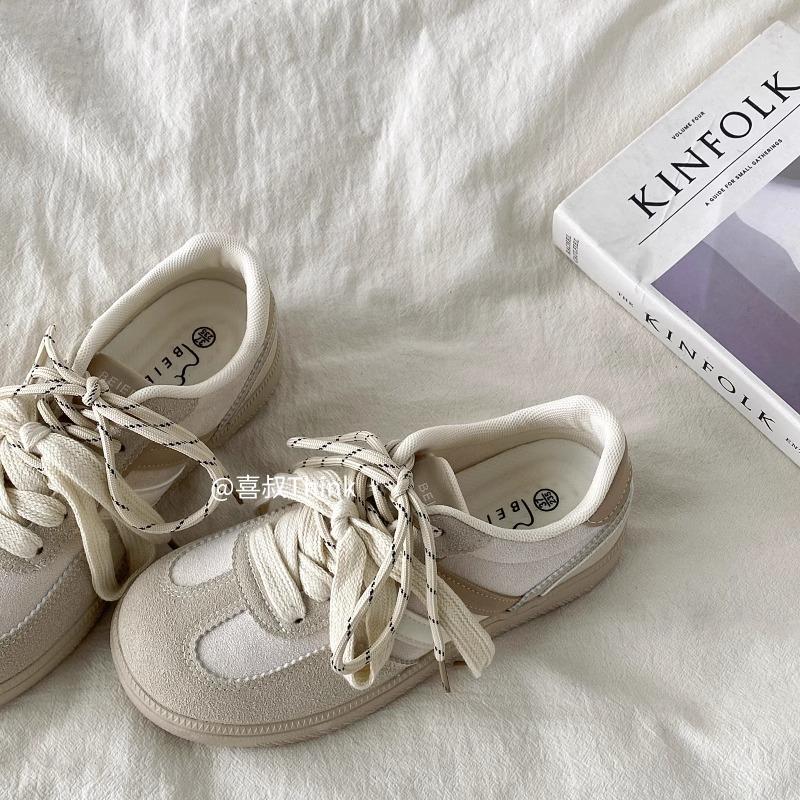 Shoes 2025 spring Hong Kong style little white shoes women's new versatile casual sports board shoes ins