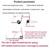 Wre Diameter 0.8mm Right-handed Single Button Torsion Spring V-shaped Spring Torsion Spring Angle 180/120/90/60 Degree