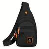 Modische Herren Brusttasche Handtasche Leichte Nylon-Stoff Crossbody Umhängetasche Stilvolle Lässige Herren Bauchtaschen Männliche Brusttasche