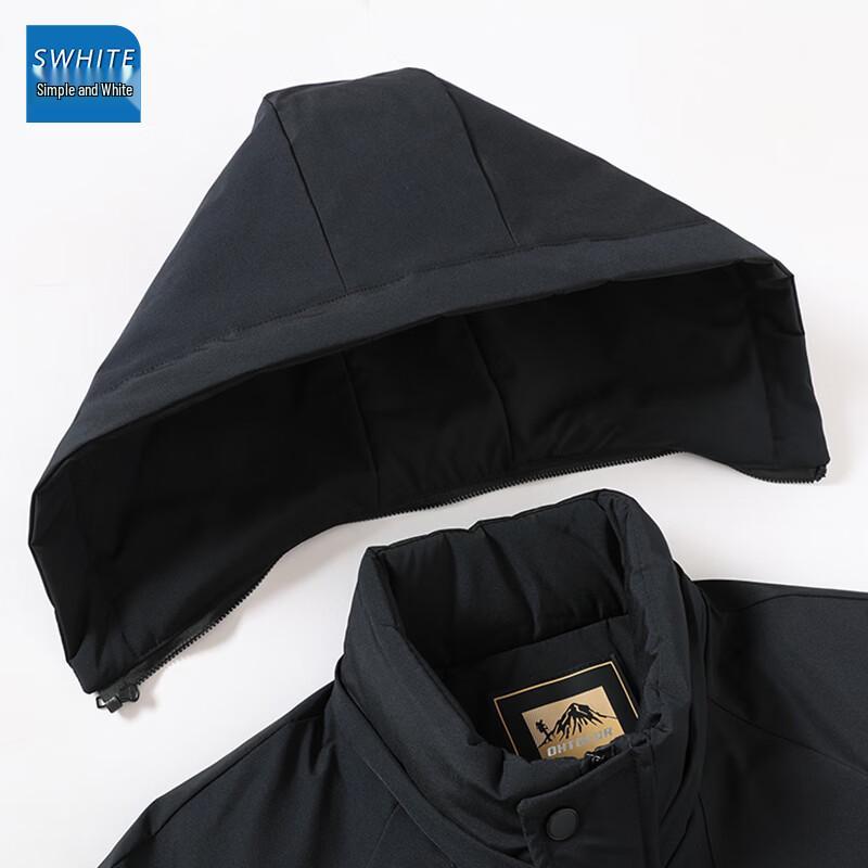 Men's Winter Fleece-Lined Thickened Casual Padded Jacket