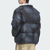 adidas Originals Sports Lifestyle Series Reversible Stand Collar Comfortable Fashion Down Jacket Men Jacket Black Gray JD3746