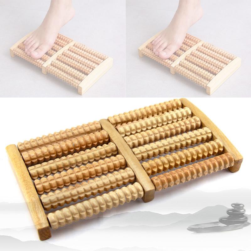 

Relax Artifact Шесть рядов массажера для ног Деревянный роликовый массажер для ног Массаж ног Массажер для ног Деревянный массажер