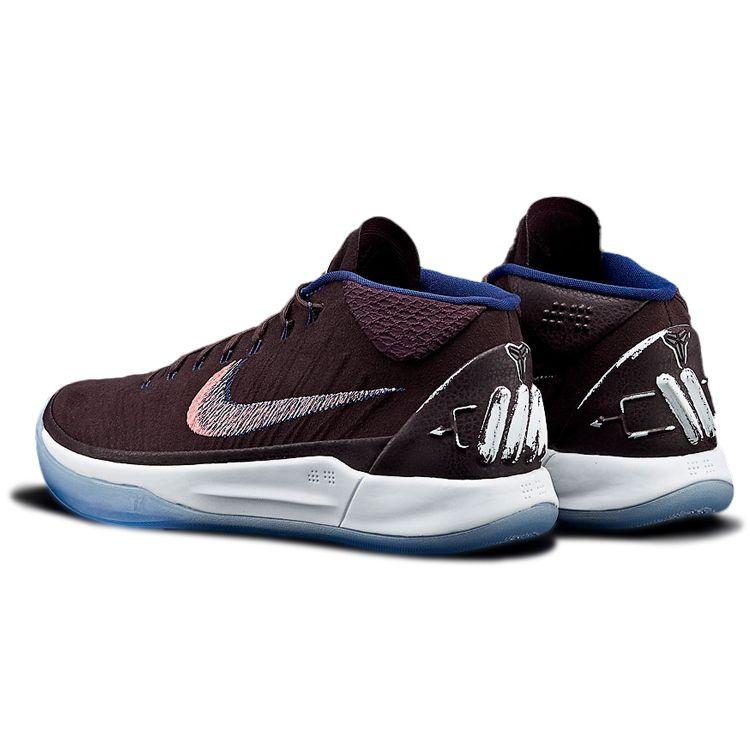 Nike Kobe Zapatillas de deporte para hombre Mid Port Wine en - Main Image