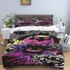New 2026 Gengar-themed Duvet and Pillowcases – Suitable for Single, Double, King, and Queen Beds.