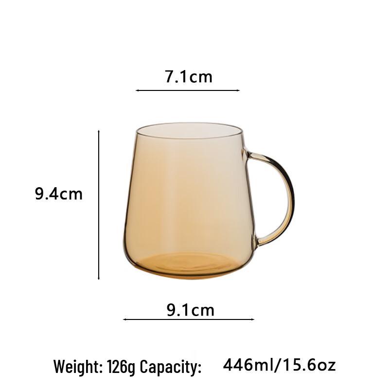 

Zhi Shi Heat-Resistant Glass Handle Cup
