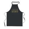 Tablier de cuisine - Bowling - Impression bretonne - Coton résistant - Noir