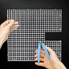 1Pcs Multifunctional Isolation Grid Board Plastic 30x30cm Undergravel Bottom Plate Tray Black White Seperator Divider Board Net