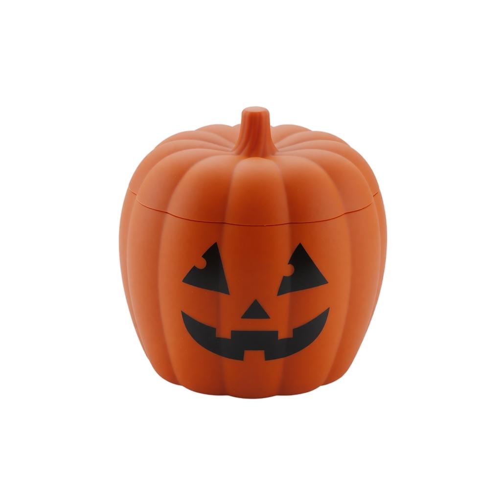 Halloween Pumpkin Ice Bucket Silicone Ice Cube Mold Halloween Themed Ice Cube Tray for Party Use Reusable Flexible Mold for Drinks