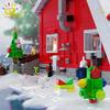 Non-Toxic Christmas Moc Santa Claus House Model Building Blocks Children New Year Diy Exclusive Cabin Toys For Adult Bricks Gift