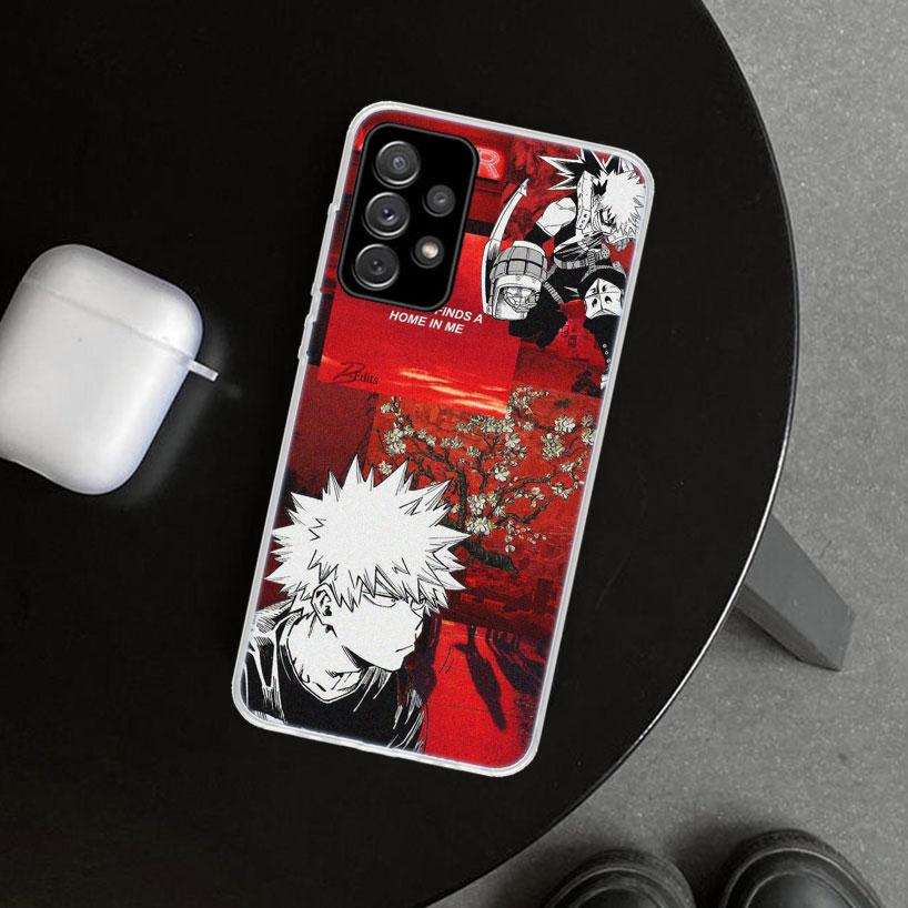 MHA Bakugou Katsuki Phone Case for Samsung Galaxy A17 A16 A26 A36 A56 A57 A37 A15 A25 A35 A55 A14 A24 A34 A54 A13 A23 A33 A53 Ga