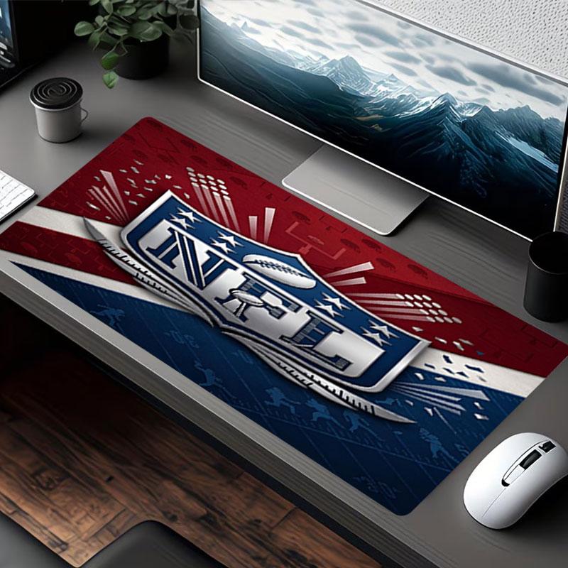 Podložka pod myš s potiskem NFL, pro podložku pod klávesnici, podložka pro notebook PC pro kancelářské domácí použití, dekorace stolu, perfektní narozeninový dárek pro hráče