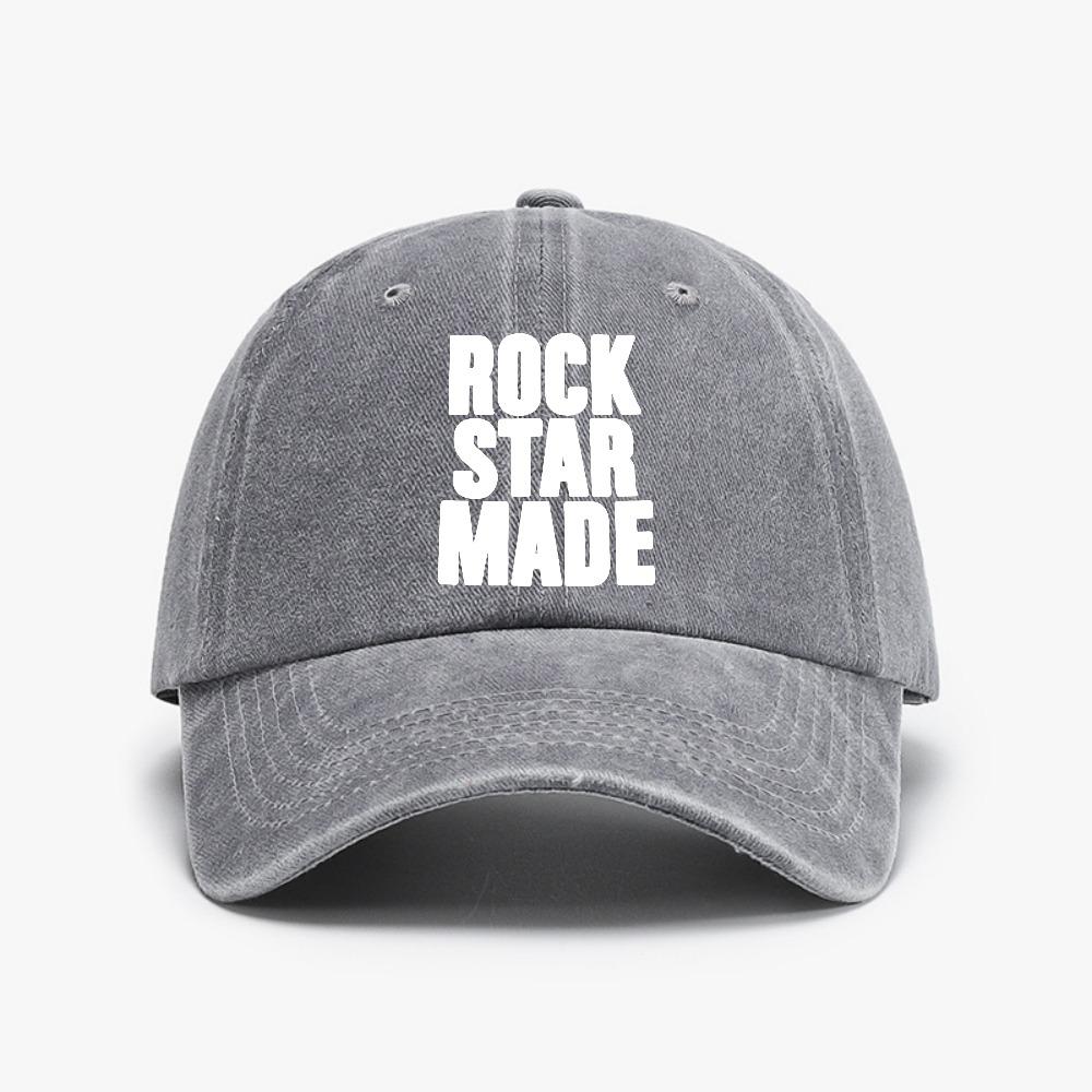Teens Design Hip Hop Hat rock star made Classic Denim Baseball Cap Trendy Adjustable Distressed Washed hats Adjustable