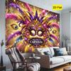 1 2D flat piece, carnival welcome sign, indoor and outdoor banner decoration, studio props for photography studio