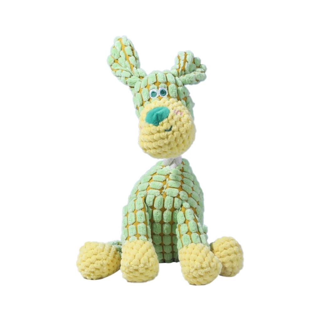 Unzerstörbares Hundespielzeug, interaktives Hundespielzeug zum Kauen, unzerstörbares quietschendes Hundespielzeug, weiche Plüschtiere zum Spielen und Trainieren