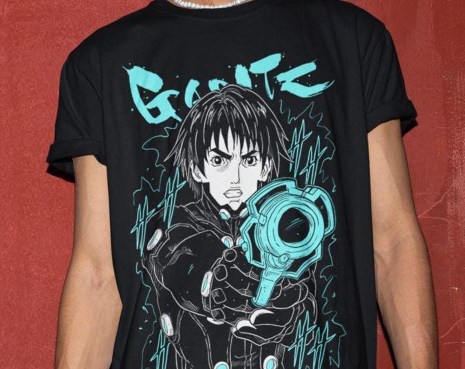 Unisex Gantz Kei Kurono Anime T-Shirt, Manga Otaku Shirt, Gantz: O Reika Shimohira Anime T-Shirt, Manga Waifu Shirt XL