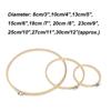 Needle Craft Bamboo Handmade Round Loop Embroidery Hoop Sewing Tools Cross Stitch Frame