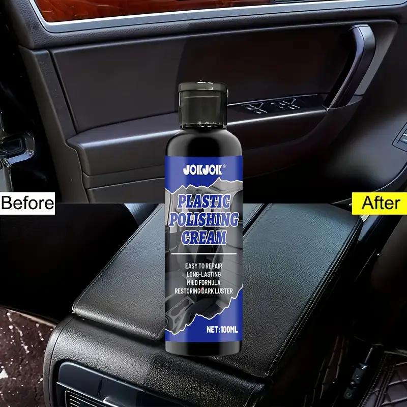 1 Piece of Deep Gloss Wax and 1 Piece of Recycled Wax for Car Interior | Coating Enhancer for Dashboard, Bumper, Seats, and Tire