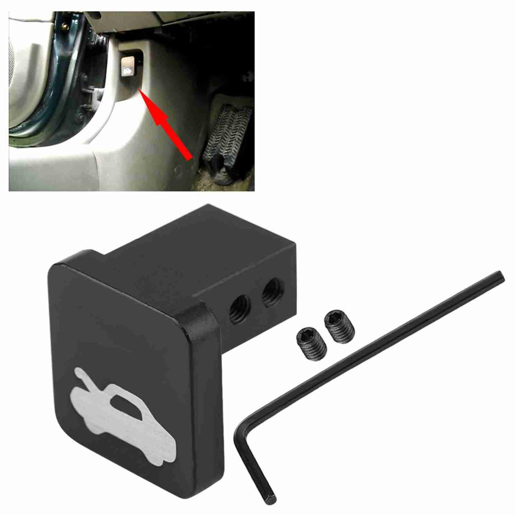 Engine Cover Lock Hood Relse   Handle Repair Kit for 1996-2011 1997-2006 2003-2011 Ridgeline 2006-2014 Aluminum Alloy Black Direct Replacement s