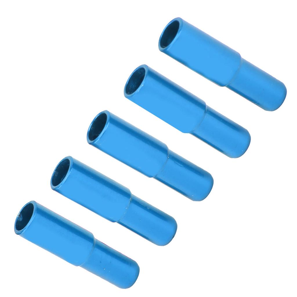 DUUTI 5pcs 5mm Bicycle Brake Cable Inner End Caps Crimps Aluminum Alloy Shifter Ferrules for Road