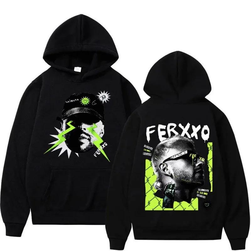 Feid Ferxxo European Size Men's Hoodies - Autumn/Winter Collection