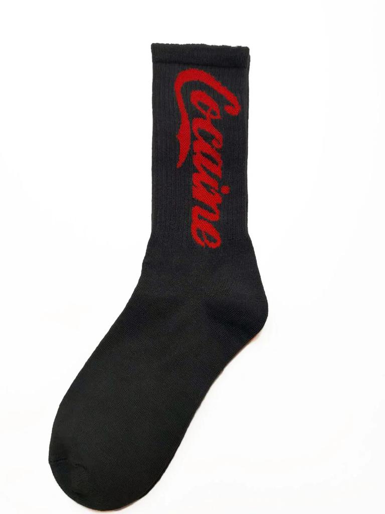 New Cyberpunk Style White Cartoon Gameing Socks for Men and Women Game Over Socks Cotton Women Ins Style Funny Happy Socks