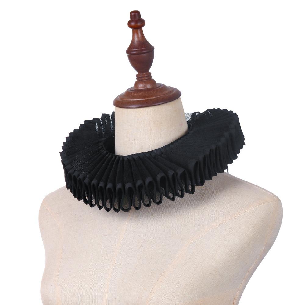Elegant Shakespeare Neck Ruffled Collar Vintage Retro Ruff Collar  Collar Accessory
