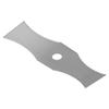 Arc Lawn Mower Blade White Steel Weeder Blade Grass Trimmer Accessories Parts with Sawtooth