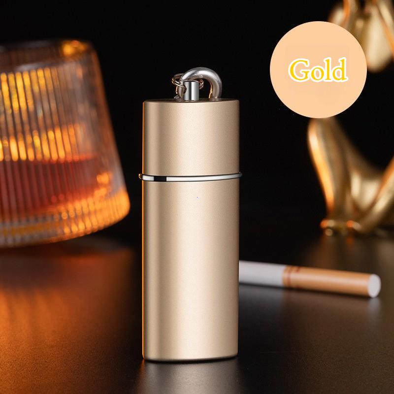 Portable Pocket Ashtray with Keychain Fireproof Metal Ashtray Car Cigar Ash Storage Organizer Outdoor Smoking Ash Holder