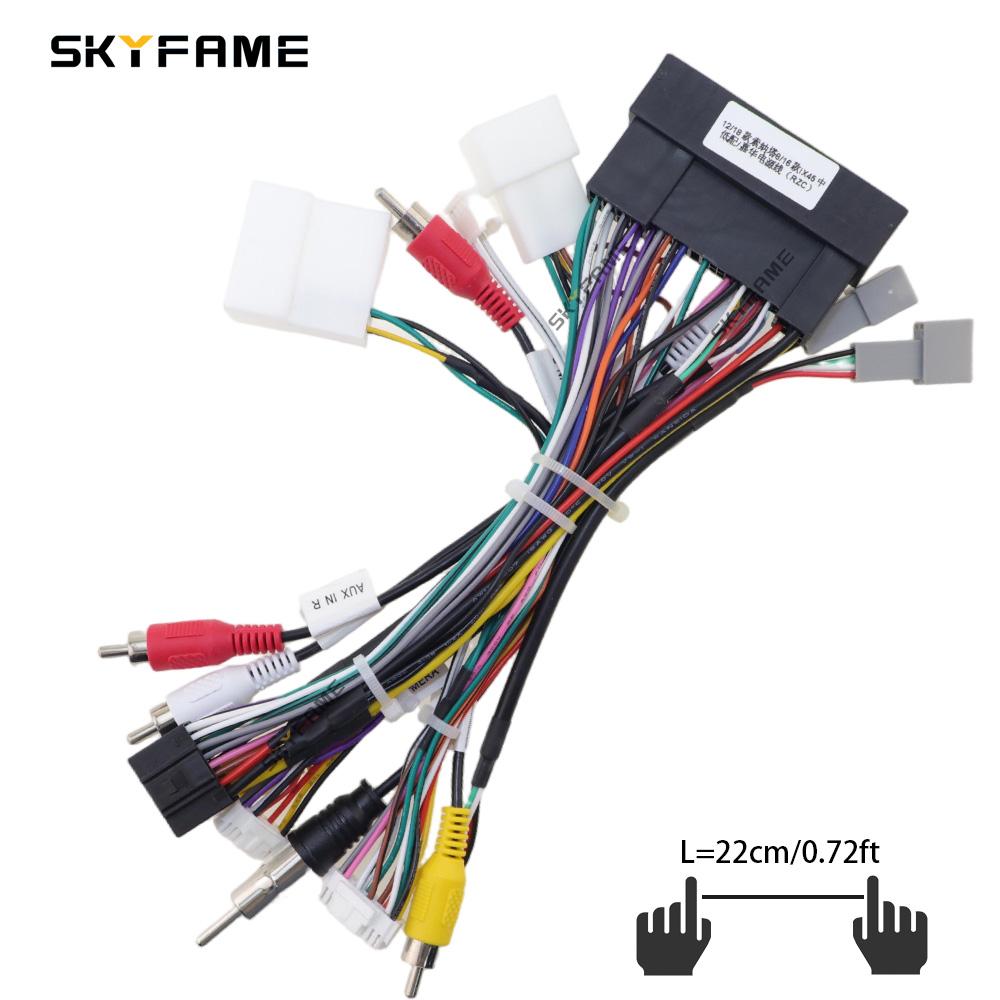 SKYFAME For Hyundai Sonata 8 9 Kia K3 KX7 KX5 Ix45 IX35 SantaFe Car Wiring Harness Adapter Canbus Box Spdif Amplifier Decoder