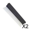 2xAutomotive Car Home Glass Window Wiper Blade Squeegee Silicone Water