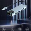5 viename USB C šakotuvas C tipo į 4K suderinamas adapteris RJ45 tinklas 100M Ethernet LAN įkroviklio prievado adapteris MacBook Pro