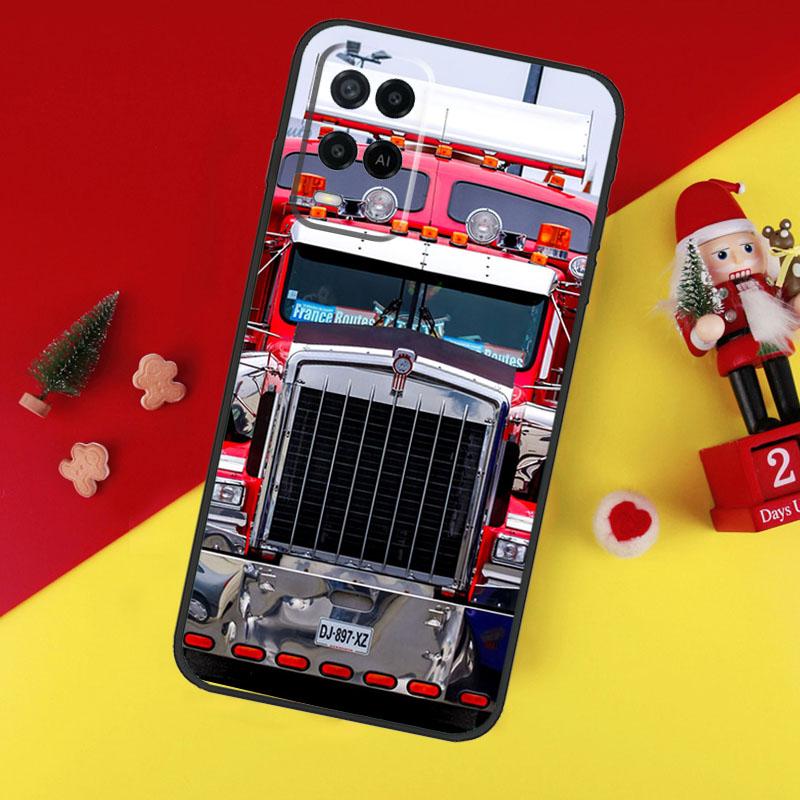 Cool Heavy Truck Car Case For Oppo A94 A74 A54 A60 A40 A80 A16 A76 A96 A98 A58 A78 A18 A38 A57 A17 A15 A5 A6 Pro