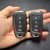 EEJQ9 Car Key Fob Shell Case Housing for Hyundai Accent Elantra Kona Santa Fe 2018 2019 2020 2021 202 Tucson Veloster Solaris Verna