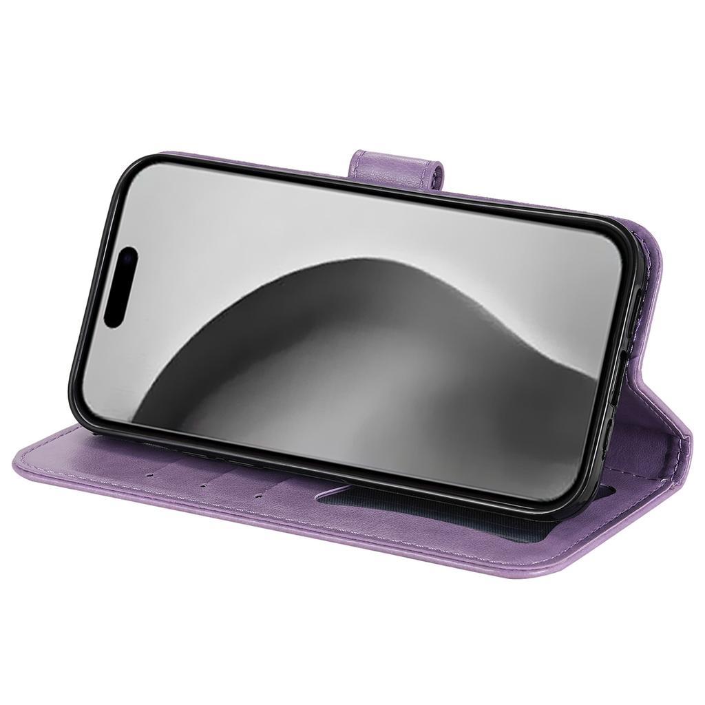 For iPhone 16 Pro Case Floral Pattern PU Leather Wallet Stand Phone Cover