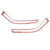 For Land Rover Range Rover Sport 2010-2013 ABS Carbon Fiber Car Center Console Side Trim Strip Sticker Car Accessories